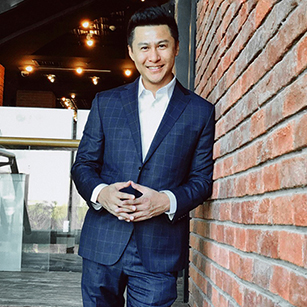 藍色窗格西裝定制