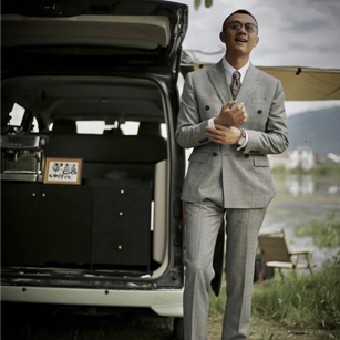 達人-斜幾同款定制西服